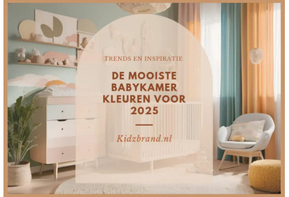 Babykamer kleuren 2025 — trends en inspiratie | Kidzbrand